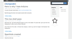 Desktop Screenshot of grumpycoder.net